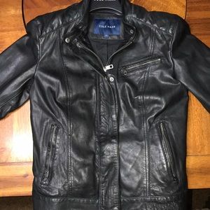 Small leather coat